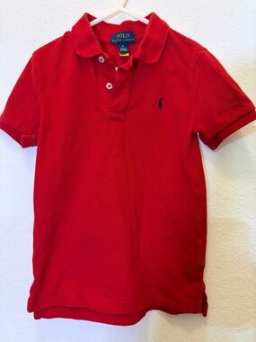 Polo by Ralph Lauren Red Polo with Navy Pony